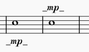 Offset of dynamics